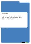 Role of New York in Marian Keyes' 