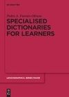 Specialised Dictionaries for Learners