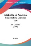 Boletin De La Academia Nacional De Ciencias V16