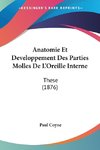 Anatomie Et Developpement Des Parties Molles De L'Oreille Interne