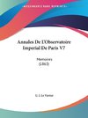 Annales De L'Observatoire Imperial De Paris V7
