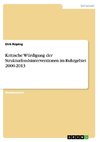 Kritische Würdigung der Strukturfondsinterventionen im  Ruhrgebiet 2000-2013