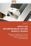 Effets des antidépresseurs sur des modèles murins