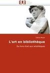 L''art en bibliothèque