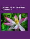 Philosophy of language literature