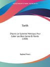Tarifs