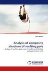 Analysis of composite structure of vaulting pole