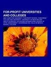 For-profit universities and colleges