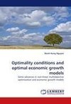Optimality conditions and optimal economic growth models