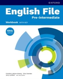 nglish File 5th Edition Pre-Intermediate Workbook with Answer Key Print Student Workbook with key 