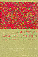 Sources of Japanese Traditions, Volume 1