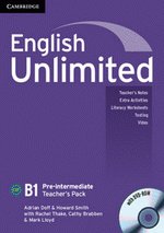 English Unlimited Pre-Intermediate B1 Teacher`s Book with DVD-ROM