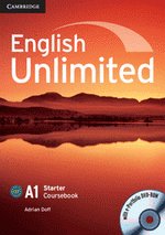 English Unlimited Starter A1 Coursebook with e-Portfolio 