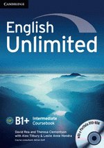 English Unlimited Intermediate B1+ Coursebook with e-Portfolio 