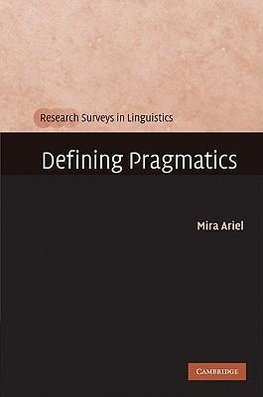 Defining Pragmatics