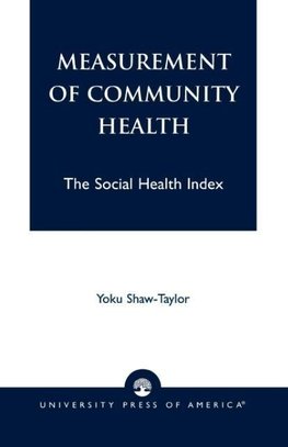 Measurement of Community Health