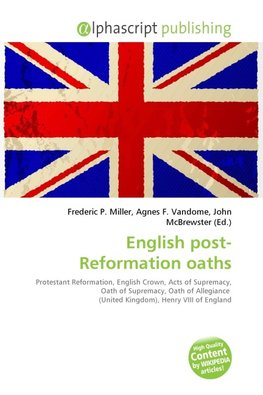 English post-Reformation oaths