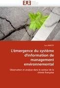 L''émergence du système d''information de management environnemental
