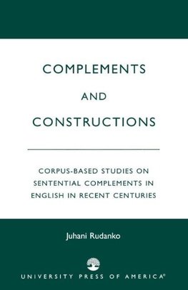 Complements and Constructions