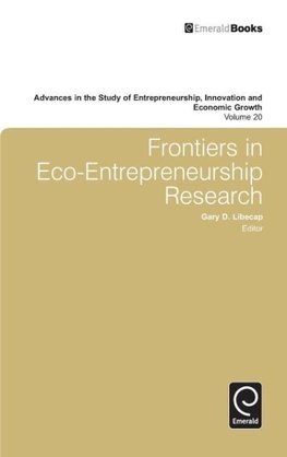 Frontiers in Eco Entrepreneurship Research
