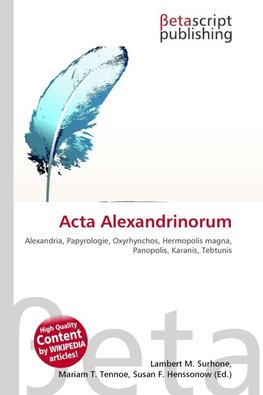 Acta Alexandrinorum