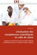 L''évaluation des compétences scientifiques en salle de classe