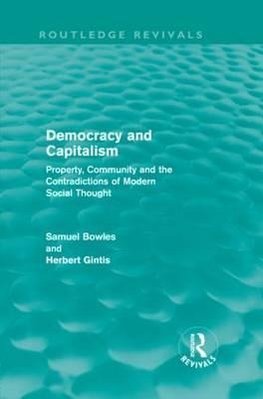 Democracy and Capitalism (Routledge Revivals)