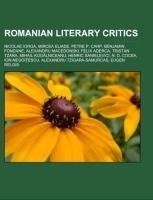 Romanian literary critics