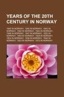 Years of the 20th century in Norway