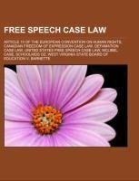Free speech case law