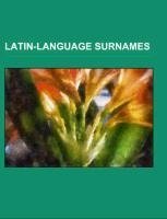 Latin-language surnames