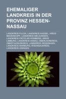 Ehemaliger Landkreis in der Provinz Hessen-Nassau