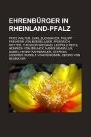 Ehrenbürger in Rheinland-Pfalz