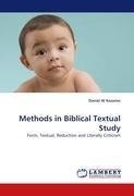 Methods in Biblical Textual Study