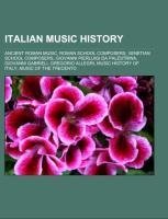 Italian music history