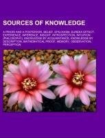 Sources of knowledge