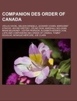 Companion des Order of Canada