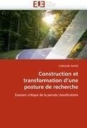Construction et transformation d''une posture de recherche