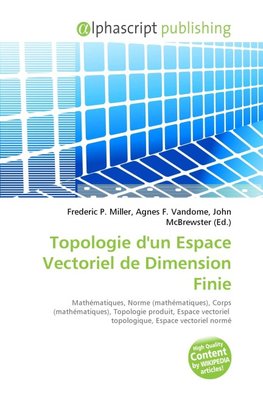 Topologie d'un Espace Vectoriel de Dimension Finie