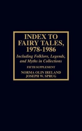 Index to Fairy Tales, 1978-1986, Fifth Supplement