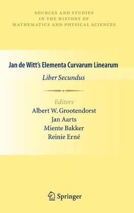 Jan de Witt's Elementa Curvarum Linearum