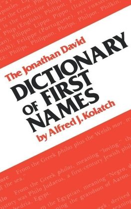 The Jonathan David Dictionary of First Names