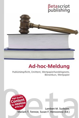 Ad-hoc-Meldung