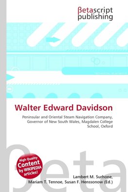 Walter Edward Davidson