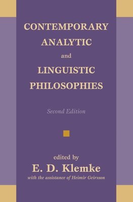 Contemporary Analytic and Linguistic Philosophies
