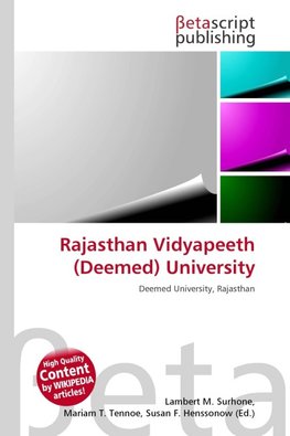 Rajasthan Vidyapeeth (Deemed) University