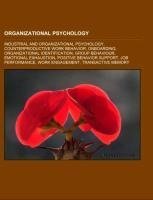 Organizational psychology