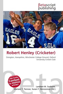 Robert Henley (Cricketer)