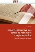 L''analyse discursive des textes de requête et d''argumentation