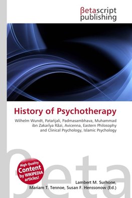History of Psychotherapy